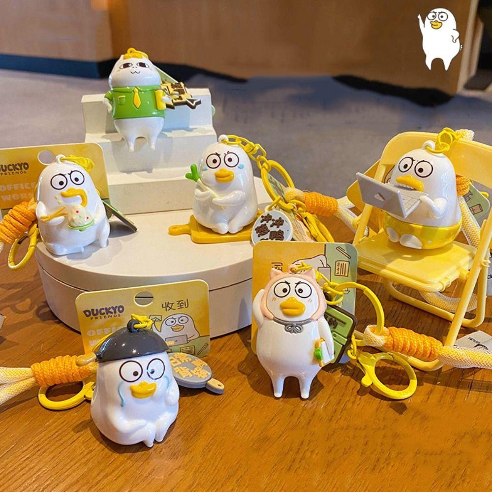 PVC Dress Slips Andedukke Nøkkelring Arbeider Hard Xiao Liu And Nøkkelring Kvinne Dame Jente