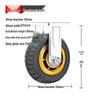 Heavy-Duty Silent Caster Wheels with Brakes (4, 5, 6, 8-inch) - Limited-Time Special Offer