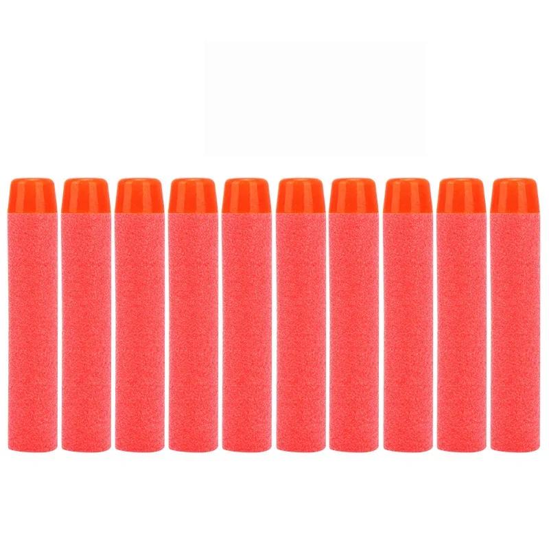 7.2cm 100pcs For Nerf Boft Bullets Darts Round Head Refill Darts Kids Children Toy Gun Bullets For NERF N-Btrike Blasters