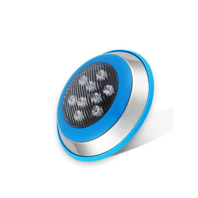 Stainless Steel LED Outdoor Embedded Decorative Fountain Light Waterproof Colorful Underwater Lamp Pool Wall Light