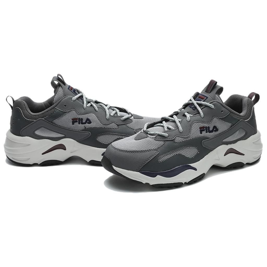 New FILA Durable Breathable Lightweight Low Top Casual Shoes Men's Gray F12M422113FHQ
