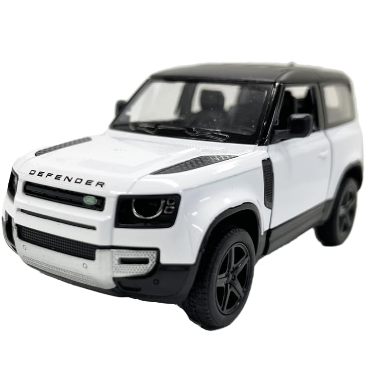 

Land Rover Defender 90 White KINSMART Pullback Minicar 136