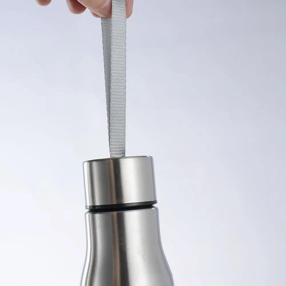 500ml/750ml Stainless Steel Water Bottle Drinking Cup with Handle Portable Cold Water Bottle for Cycling Sports Travel Gourd