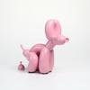Shiny Balloon Dog Poop Art Statue: Cute Animal Sculpture for Home Decor