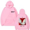 Rapper Niro OX7 Album Graphic Print Hoodie Male Fashion Oversized Pullover Hoodies Men Women Pop Music Hooded Sweatshirt