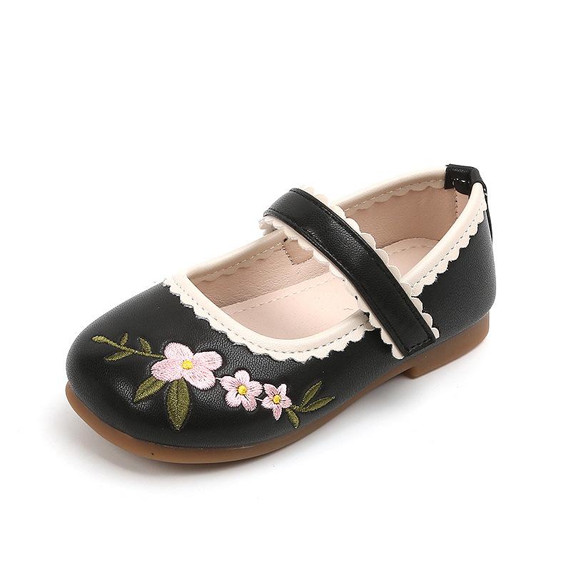 Nowe jesienne buty na miękkiej podeszwie, pojedyncze buty dziecięce, buty księżniczki