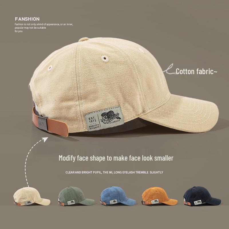Cappellino Unisex alla Moda a Becco d'Anatra: Cappello parasole casual per un viso più snello, Protezione per la primavera/autunno
