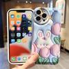 3D visual sense is suitable for iphone13 mobile phone case Apple 15promax creative 14 women's cartoon xr anti-drop soft