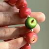 Trendy Apple-Themed Summer Bracelet - Creative Gift for Couples and Friends