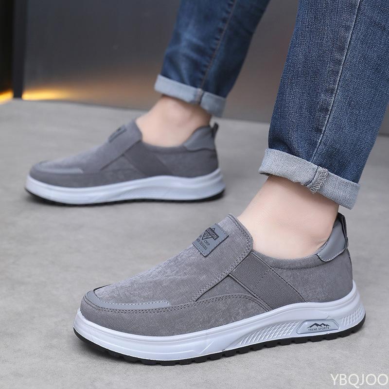 Fashion Fashionable Men's Flats new Outdoor Walking Shoes Lightweight Men Casual Shoes Breathable Slip on Male Anti-slip Sneakers