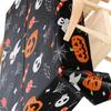 Horror Pumpkin Pattern Plastic Table Covers 6Pcs Waterproof Easy Cleaning Party Table Covers For Halloween Parties