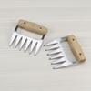 Meat Metal Claws Handler Fork Tongs Pull Shred Pork Toss Shredder Bbq