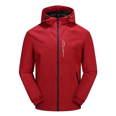 Outdoor Jacket Men's Casual Hooded Windproof Jacket Men's Spring Autumn and Winter Sports Thin Jacket