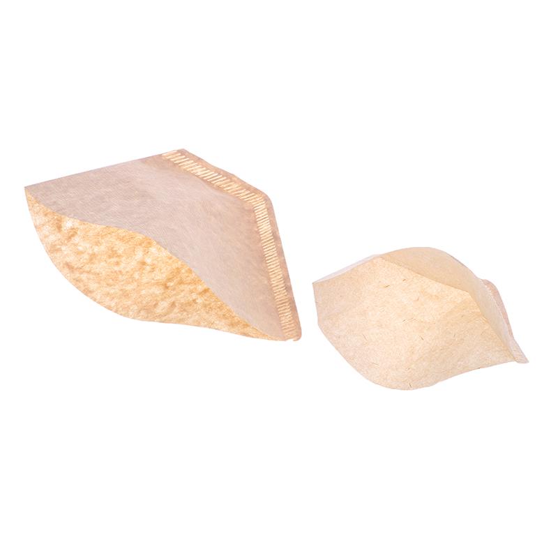 100X Eco-Friendly Unbleached Original Wooden Hand Drip Paper Coffee Filter Bag