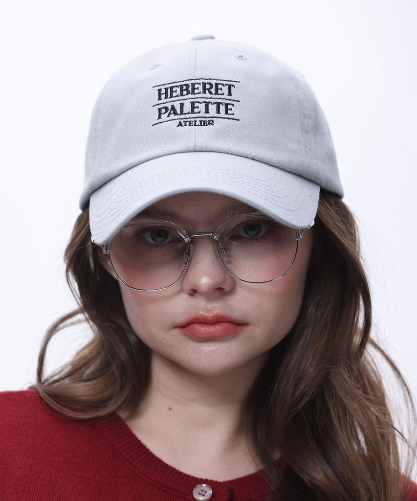 Hebeles Palette Washed Ball Cap - Light Grey