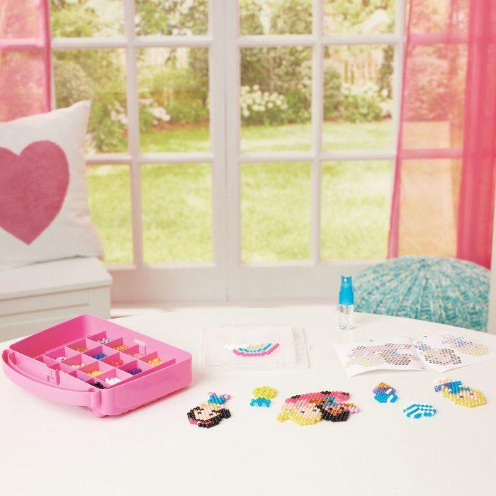 La mallette de Barbie - Aquabeads - 35145 - Perles qui collent avec de l'eau, loisir créatif pour enfant