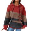 3D Printed Checkered Oversized Sweatshirt Women Streetwear Casual Crewneck Long Sleeve Top S-5XL