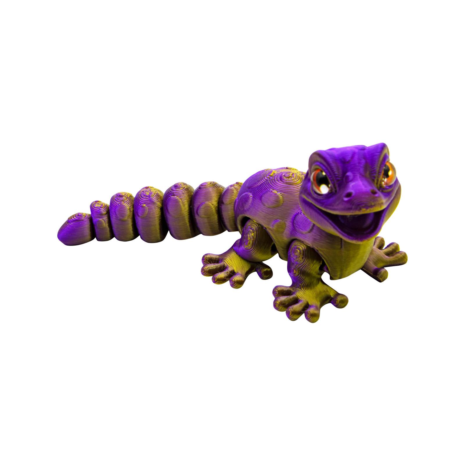 

3D-печать подвижная, 3D-печать подвижная, подходит для украшения дома, праздничных подарков для взрослых и коллекций, крутое изменение цвета One Size