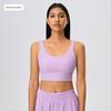 Lu Same Sports Bra Female Bubble Wrap Anti-SAG Push Up Breast Holding Semi-Fixed Cup Adjustable Yoga Intimates