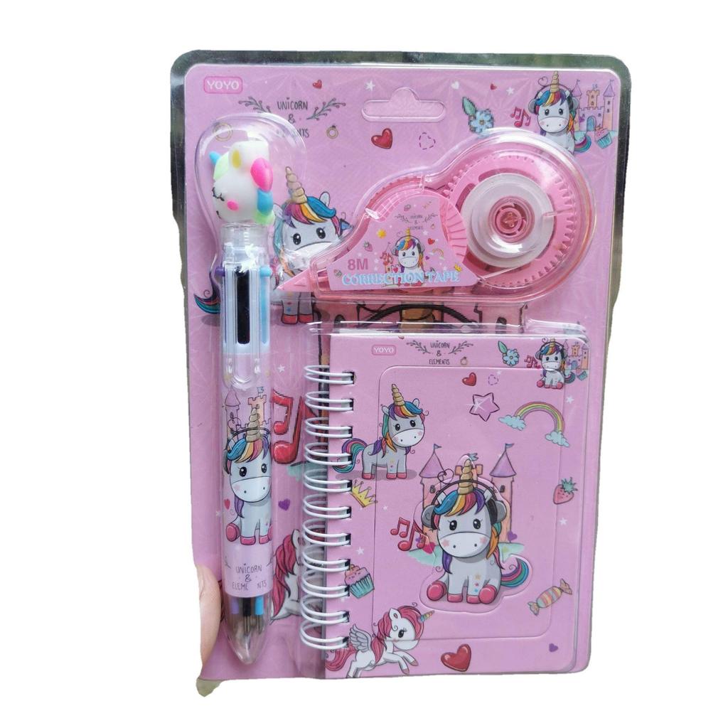 Middle School Stationery Gift Set with Ballpoint Pen & Notebook for Students
