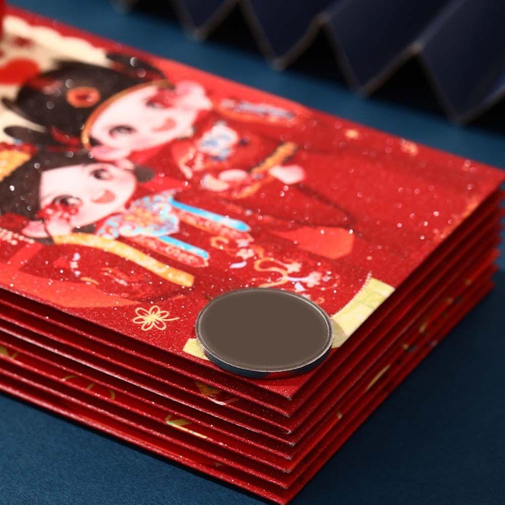 Groom and Bride Chinese Wedding Red Envelope Wedding Dress/Hanfu Multiple Patterns Money Pouch Chinese Style Best Wishes