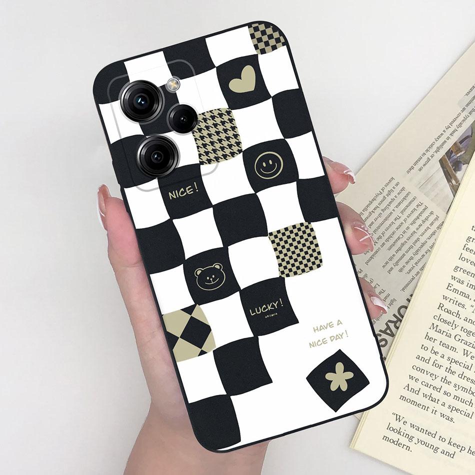 Cell Phone Case For Xiaomi Poco X5 Pro 5G Trendy Pattern Silicone Protective Matte Cover For PocoX5 X 5 X5Pro Capa Funda Bumper