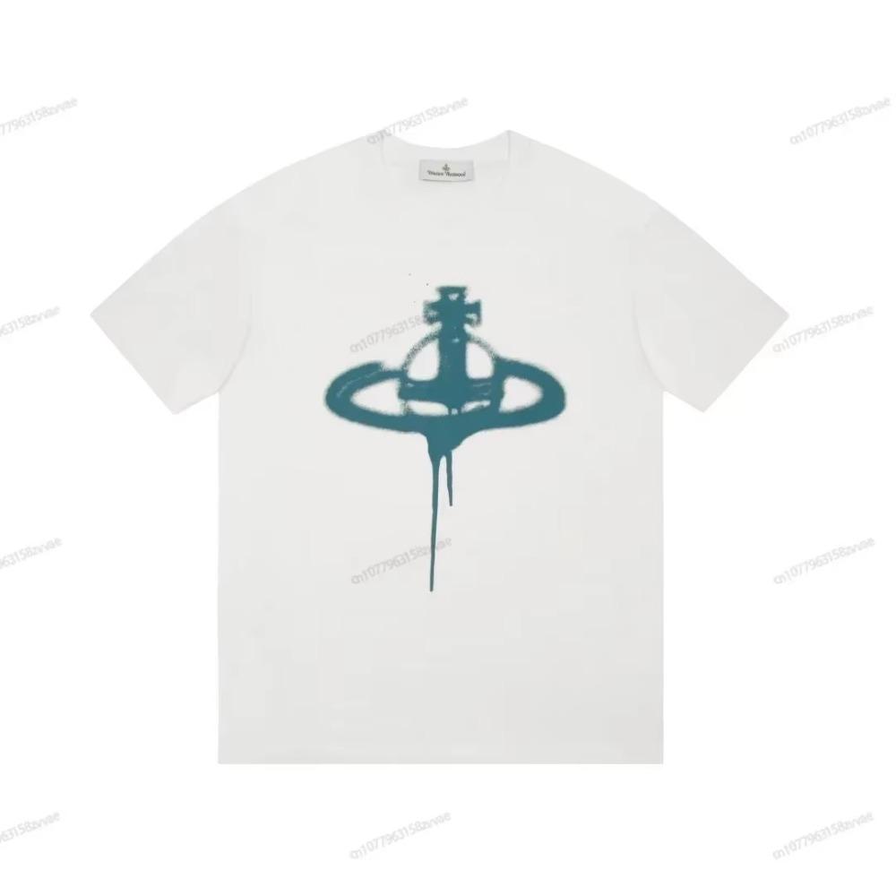 2024 Estate Nuova Stampa Cartoni Animati Larga Coppia Hip-hop Manica Corta Cotone T-shirt Sportiva Moda Manica Corta