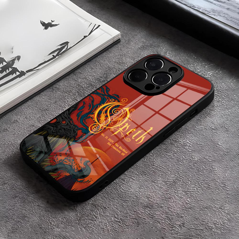 

O-Opeth Band Phone Case For IPhone 17 15 Pro Max 12 16 14 Plus 11 13 Pro X XR XS 7 8 Plus SE Glass Cover iPhone15 Plus