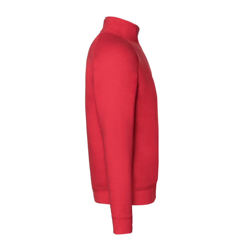 Fruit of the Loom Mens Premium Zip Neck Sweatshirt