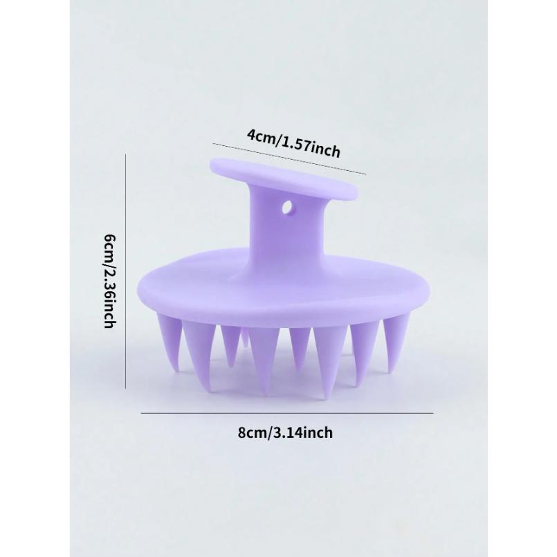 1Pc Silicone Shampoo Brush Body Massage Brush Bath Shower Brush Salon Hairdressing Tool Scalp Massage Comb Hair Washing Comb