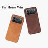 For Magsafe Magnetic Wireless Charging Case For Honor Win Sheepskin Leather Frameless Shockproof Hard Cover For Huawei Honor Win