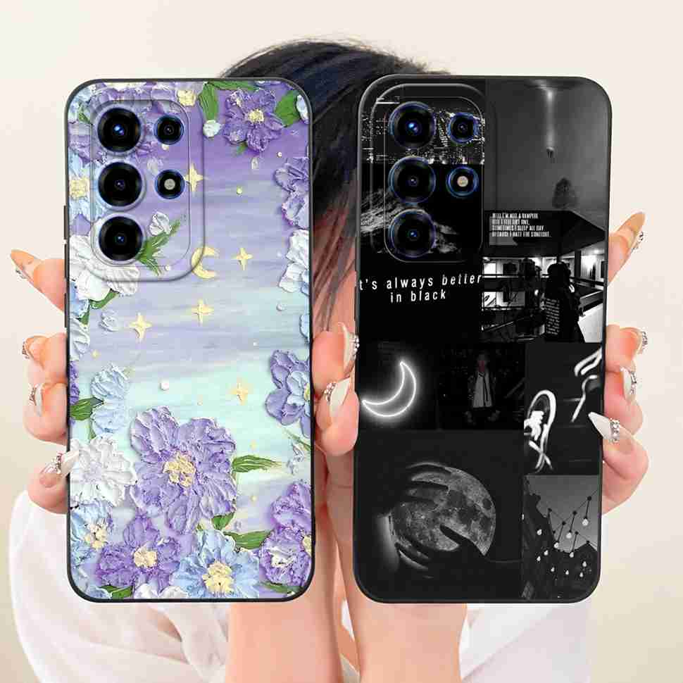 For Itel S26 Ultra Case Floral Silicone Soft Casing New Shockproof Back Cover For Itel S26 Ultra / Super 26 Ultra / S688LN Cover