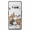 For Nothing Phone (3a) Case 3D Relief Flower Emboss Black Silicone Funda For Nothing Phone 3A  A059 3D Back Cover Cartoon Bumper