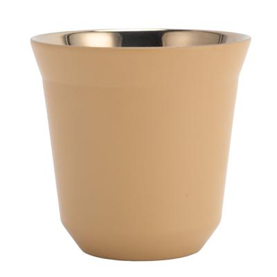 Doppelwandige Edelstahl Demitasse Tasse Kaffeetasse Wiederverwendbar Stapelbar Spiegelglanz Spülmaschinenfest