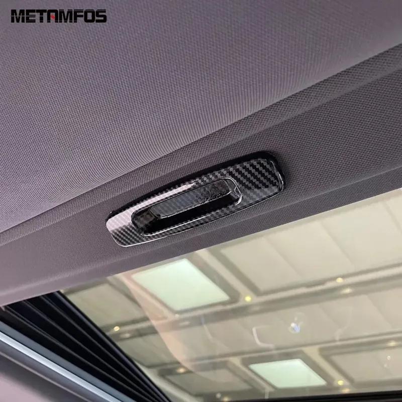 Accessories For Toyota Sienna -2024 2025 Carbon Fiber Car Roof Door Handle Bowl Cover Trim Sunroof Switch Frame Car Styling