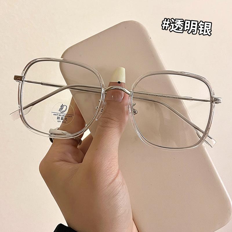 Light Weight TR90 Glasses Men Women Anti Blue Light Korean Stylish Frame Unisex Eyewear