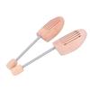 2Pcs Wood Anti Deformation Anti Wrinkle Women Men Shoe Tree   with Spring Column(35 36)