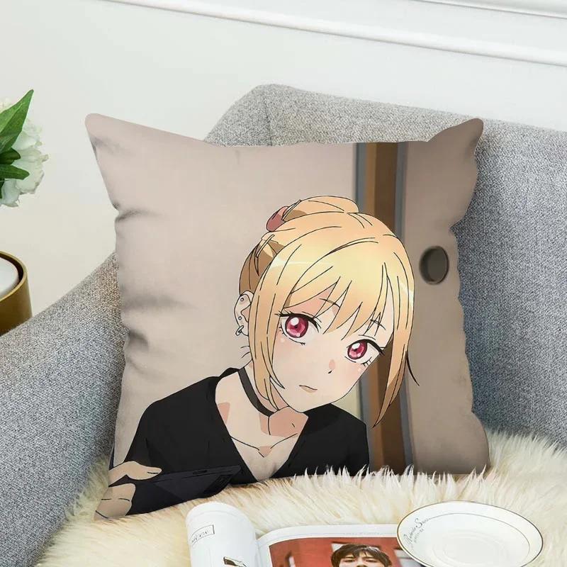 Kissenbezüge Kitagawa Marin Paar Kissen Kissenbezüge 50x50 Dekokissen für Sofa Autodekoration Kissenbezug Luxus Anime