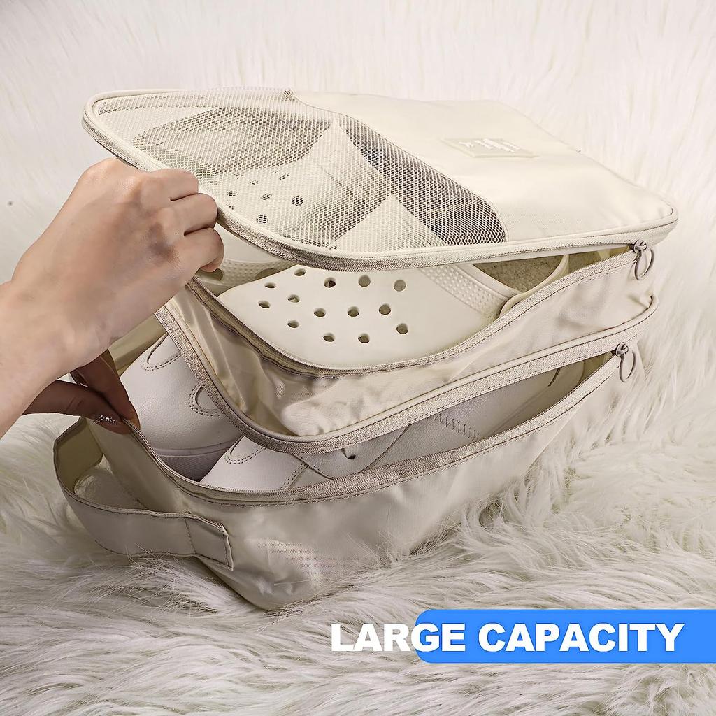 Sacs à chaussures portables de voyage multifonctions, rangement étanche, pochette à chaussures de grande capacité, sac de rangement essentiel