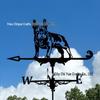Weather Vane Ornament: Outdoor Wrought Iron Spray-Painted Roof Decoration Metal Craft