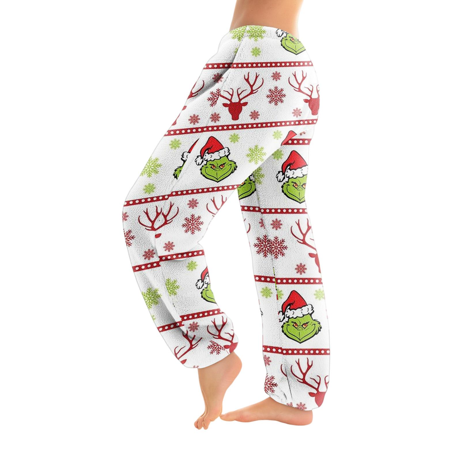 

Женские однотонные брюки с манжетами, повседневные брюки и пижамные брюки XL белый