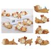 Resin Deer Mini Elk Christmas Ornaments Decoration Cute for Home and Garden Car Christmas Party Decor
