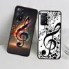 Piano Keys Musical Phone Case For Redmi 13C 14C Note 13 14 Pro 5G Plus 12 12C 10 10A 10C 9 9A 9C 9T 8 8A K70 Pro Xiaomi Cover Si