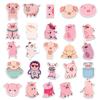 50 Cute Pig Stickers Suitcase Car Motorcycle Refrigerator Mobile Phone Waterproof Fun Cute Waterproof Stickers