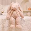 Cute Droopy Ear Bunny Plush Toy - Bow Tie Comfort Doll & Sleeping Pillow Gift for Girls