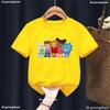 New Boys Tshirt Cute Daniel Tiger’S Neighborhood Cartoon Print Girls T-Shirt Summer Harajuku Kidst Shirts Blue Tops Wholesale