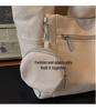 Versatile Women's Large Canvas Tote - Fashionable Mother-Child Casual Shoulder Bag for School & Commute