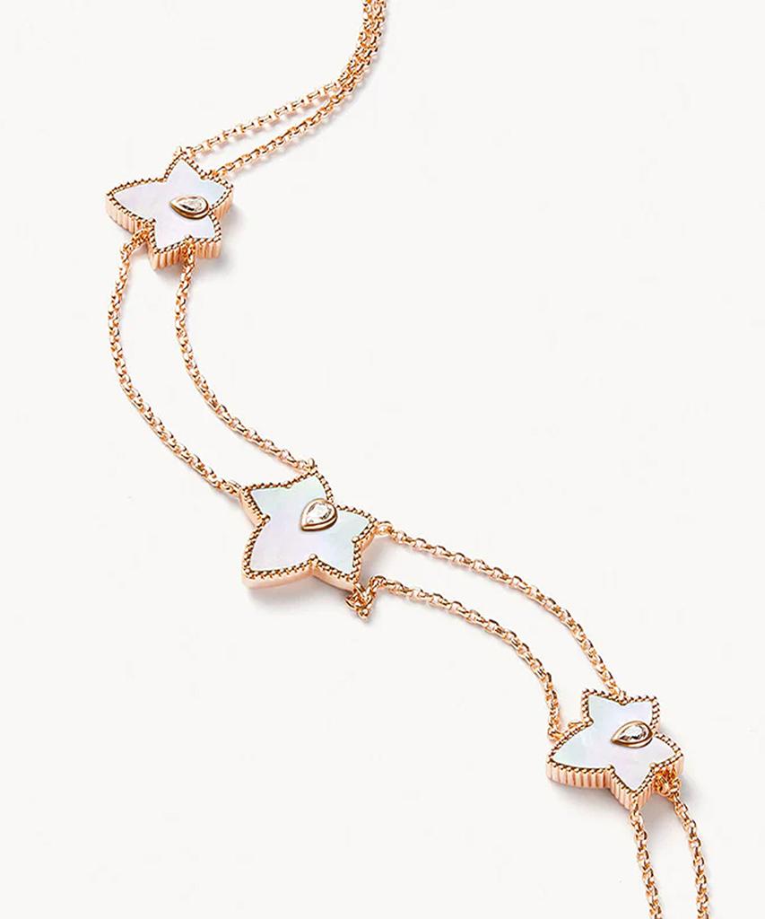 Lola Rose Ivy Mother-Of-Pearl Point Chain Necklace