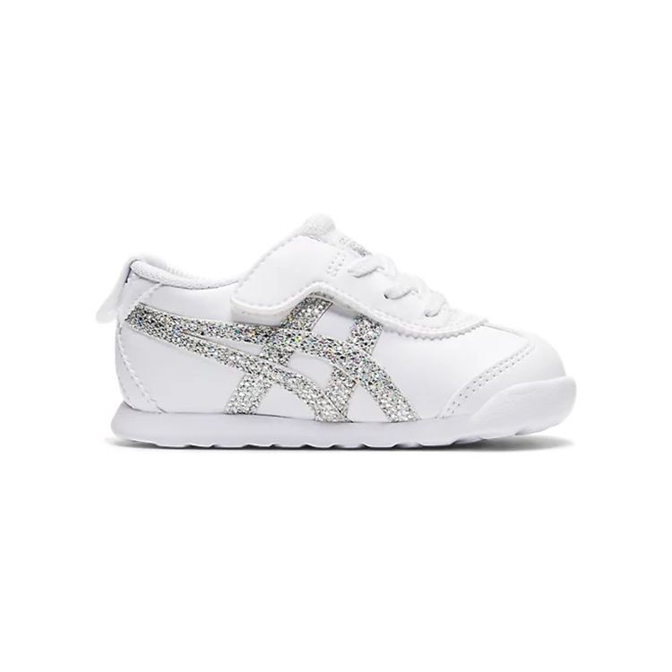 Onitsuka Tiger Mexico 66 Comfortable Durable Shock Absorbing Low Top Sports Casual Shoes Baby sneaker Silver 1184A173-101