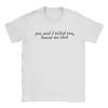 Wuthering Heights TShirt Summer  Cotton T Shirts For Unisexs Hip Hop Printed Tee Shirt Short Sleeve Classic Clothes